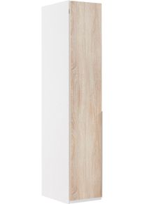 wimex Eckkleiderschrank »New York« weiß, Größe H: 208 cm H: 208 cm , Schrank links und rechts mit unterschiedlichen Tiefen