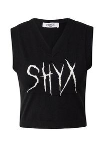 SHYX Koszulka 'Kora' dla kobiet czarny / biały Rozmiar XS