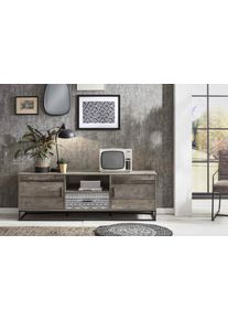 Sit Tv-meubel Skandi met decoratief patroon lowboards maat 160x38x55 cm beige