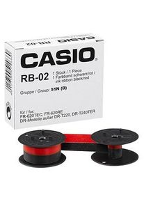 Casio RB-02-2 (Gruppe 51) schwarz/rot Farbband
