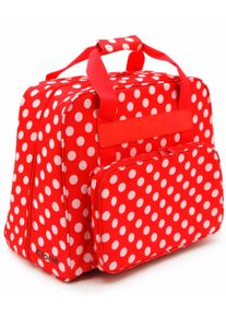 Clarie Nähmaschinentasche »Cnt-263« rot, Größe B/H/T: 42 cm x 34 cm x 22 cm, Rundum-Reißverschluss mit 2 Zippern