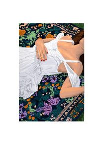 Poster "Marokkanischer Teppich" artboxONE Plakater - 18x13 cm