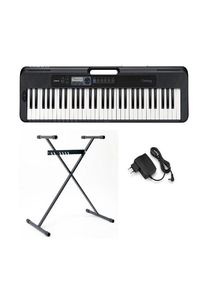 Casio Keyboard »Ct-s300«, (Set, 2 Tlg.), Inkl. Keyboardstativ schwarz, Digitales Keyboard »Casiotone CT-S300« mit Ständer