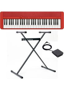 Casio Keyboard »Piano-Keyboard-Set Ct-s1rdset«, (Set, Inkl. Keyboardständer, Sustainpedal Und Netzteil), Ideal Für Piano-Einsteiger Und...