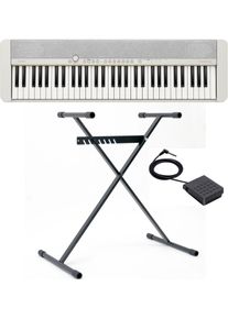 Casio Keyboard »Piano-Keyboard-Set Ct-s1weset«, (Set, Inkl. Keyboardständer, Sustainpedal Und Netzteil), Ideal Für Piano-Einsteiger Und...