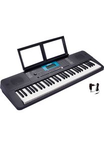 Clifton Keyboard »m211«, Mit 200 Verschiedenen Schlagzeug Grooves schwarz, Einsteiger Keyboard Set »Clifton M211« inkl. Notenhalter, Songbook und...