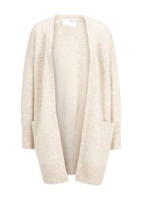 Selected Femme Dames Gebreid vest 'Lulu' beige gemêleerd XXXL
