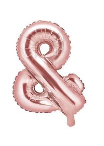 partydeco & Signs foil balloon rose gold 35cm