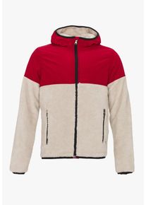 PLUS EIGHTEEN Heren Tussenjas beige / rood M