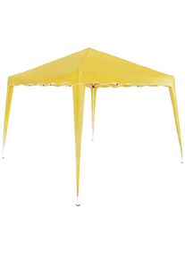 Casaria® Gazebo da giardino Capri giallo 3x3m