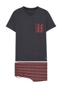 HOM Pyjama court 'Ottawa' HOMme gris taille S