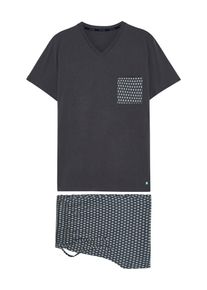 HOM Pyjama court ' Jaipur ' HOMme gris taille S