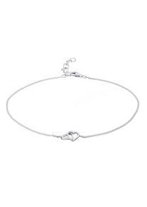 Elli Fußschmuck 'Herz' Damen silber Größe One Size