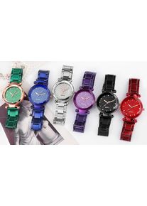 Women’s Diamanté Steel Quartz Watch - 7 Colours