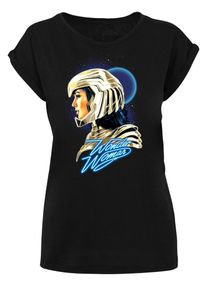 F4NT4STIC T-Shirt 'DC Comics Wonder Woman 84 Retro Gold Helmet' Damen camel / azur / goldgelb / schwarz Größe XXXL