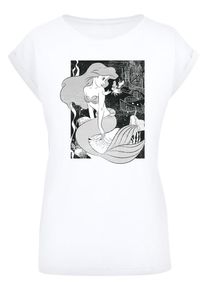 F4NT4STIC T-shirt 'Disney Girls The Little Mermaid' Femme blanc taille XXXL