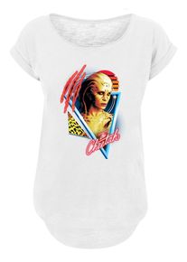 F4NT4STIC T-Shirt 'DC Comics Wonder Woman 84 Retro Cheetah' Damen hellblau / goldgelb / rot / weißmeliert Größe L