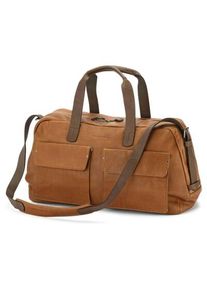 Harold’s Lederwaren Herren-Reisetasche Cognac