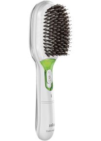 Braun Haarglättbürste »Satin Hair 7 Iontec br750«, Ionen-Technologie, Natürliche Borsten, Ionen-Technologie Zur Glanz-Förderung grün, Die...