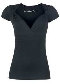 Black Premium by EMP Fashion V-Top Girl-Shirt schwarz