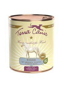 Terra Canis 6 x 800 g.- Cavallo con amaranto, pesca e bieta rossa