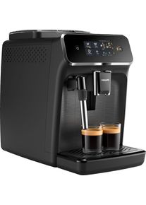 Philips Kaffeevollautomat »2200 Serie ep2220/10«, Pannarello, Mattschwarz schwarz, 2 aromatische Kaffeespezialitäten aus frischen Bohnen