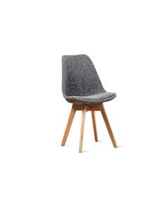 Designetsamaison - Chaise scandinave gris patchwork - Bjorn Gris