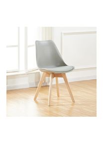 Designetsamaison - Chaise scandinave grises - Bjorn Gris