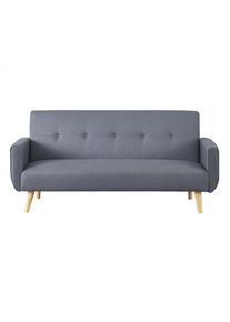 Concept-usine - Canapé scandinave convertible 3 places - Gris