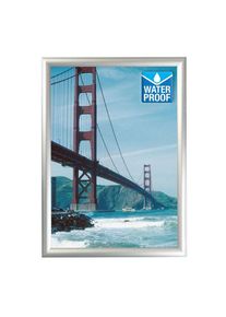 M&t Displays - Cadre clic clac Snap Frame waterproof - Argent