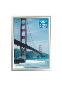 M&t Displays - Cadre clic clac Snap Frame waterproof - Argent