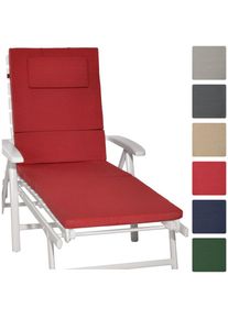Beautissu - Loft rl Coussin pour chaise longue Rouge