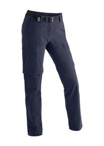Maier Sports Funktionshose »Inara Slim Zip«Zipp-Off Wanderhose, Atmungsaktive Outdoor-Hose blau, Größe 17 - Kurzgrößen, Funktionale, komfortable...