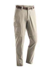 Maier Sports Funktionshose »Torid Slim Zip«Zipp-Off Wanderhose, Atmungsaktive Outdoor-Hose beige, Größe 28 - Kurzgrößen, Funktionale, komfortable...