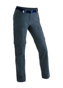 Maier Sports Funktionshose »Inara Slim Zip«Zipp-Off Wanderhose, Atmungsaktive Outdoor-Hose blau, Größe 23 - Kurzgrößen, Funktionale, komfortable...