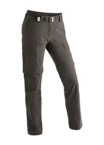 Maier Sports Funktionshose »Inara Slim Zip«Zipp-Off Wanderhose, Atmungsaktive Outdoor-Hose braun, Größe 84 - Langgrößen, Funktionale, komfortable...