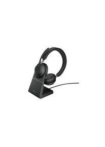 Jabra USB-C headset, Evolve 2-65, Sztereó, On-Ear, 20kHz, Bluetooth, Fekete - 26599-999-889