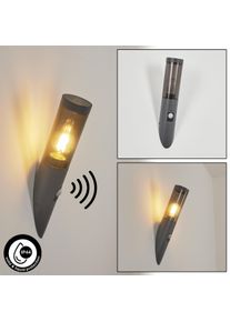 hofstein Gaborone Buiten muurverlichting Antraciet, 1-licht, Bewegingsmelder