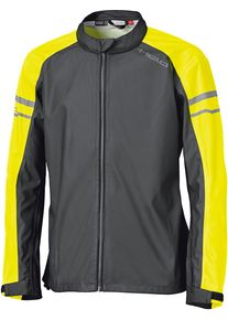 Held Rainstretch Top, rain jacket , color: Black/Neon-Yellow , size: XL