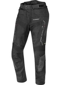 GERMOT Divison, textile pants waterproof , color: Black/Grey , size: Short XXL