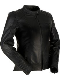 Furygan Shana, veste en cuir pour femmes , couleur: Noir , taille: L