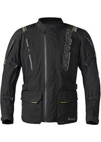 GERMOT Amaruq, veste textile imperméable , couleur: Noir/Jaune , taille: S