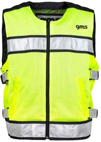 GMS-Moto Premium EVO, safety vest , color: Neon-Yellow/Black , size: 8XL