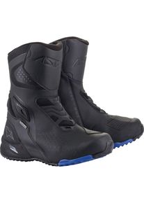 Alpinestars RT-8, bottes courtes Gore-Tex , couleur: Noir/Bleu , taille: 48 EU