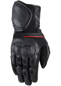 Furygan Dirt Road Lady, guanti impermeabili da donna , colore: Nero/Rosso , dimensione: XL