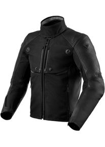 Revit Valve H2O, leather/textile jacket waterproof , color: Black , size: 54