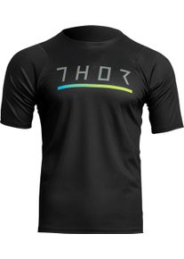 Thor Assist Caliber, jersey short-sleeve , color: Black , size: M