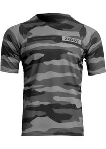 Thor Assist Camo, jersey short-sleeve , color: Dark Grey/Grey , size: S