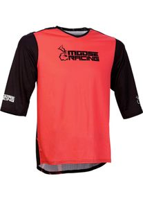 Moose Racing Mountain, MTB jersey 3/4 mouw , kleur: zwart/rood , maat: XL