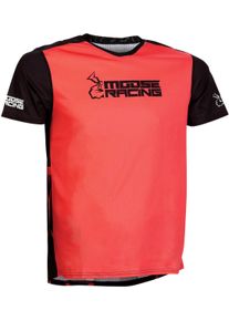 Moose Racing Mountain, MTB jersey short sleeve , color: Black/Red , size: M
